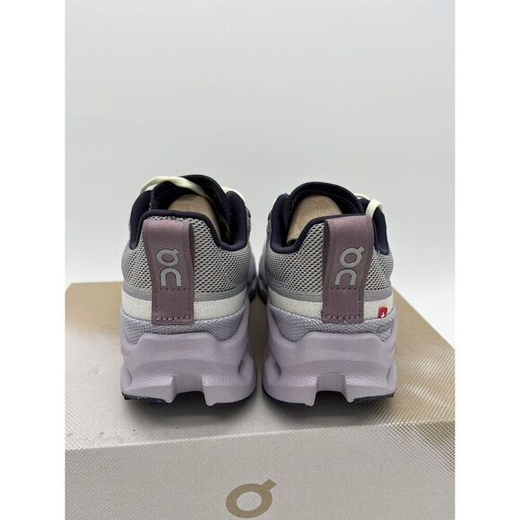 On Cloudsurfer Trail Size 10 Womens Seedling Lilac Purple Black Running Shoes - Picture 7 of 8